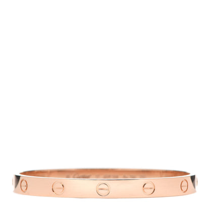 Cartier 18K Pink Gold LOVE Bracelet 17 1 of 7