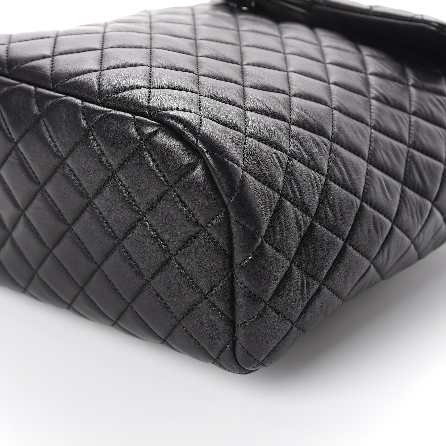 Lambskin Quilted Large Urban Spirit Backpack Black
