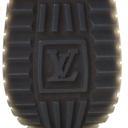 Louis Vuitton Suede Reverse Monogram Run Away Sneakers 37.5 White 6 of 8