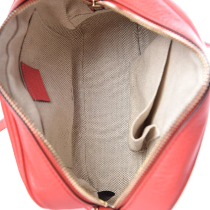 Gucci Pebbled Calfskin Small Soho Disco Bag Begonia Pink 7 of 10