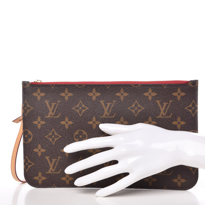 Louis Vuitton Monogram Neverfull MM GM Pochette Cherry 2 of 9