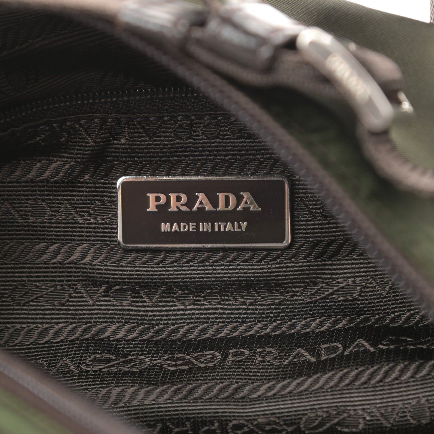 Tessuto Nylon Shoulder Bag Militare