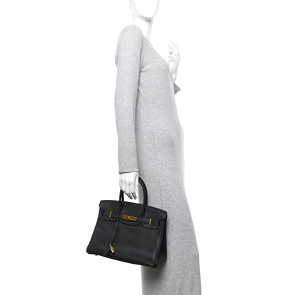Hermes Togo Birkin 30 Black 2 of 11