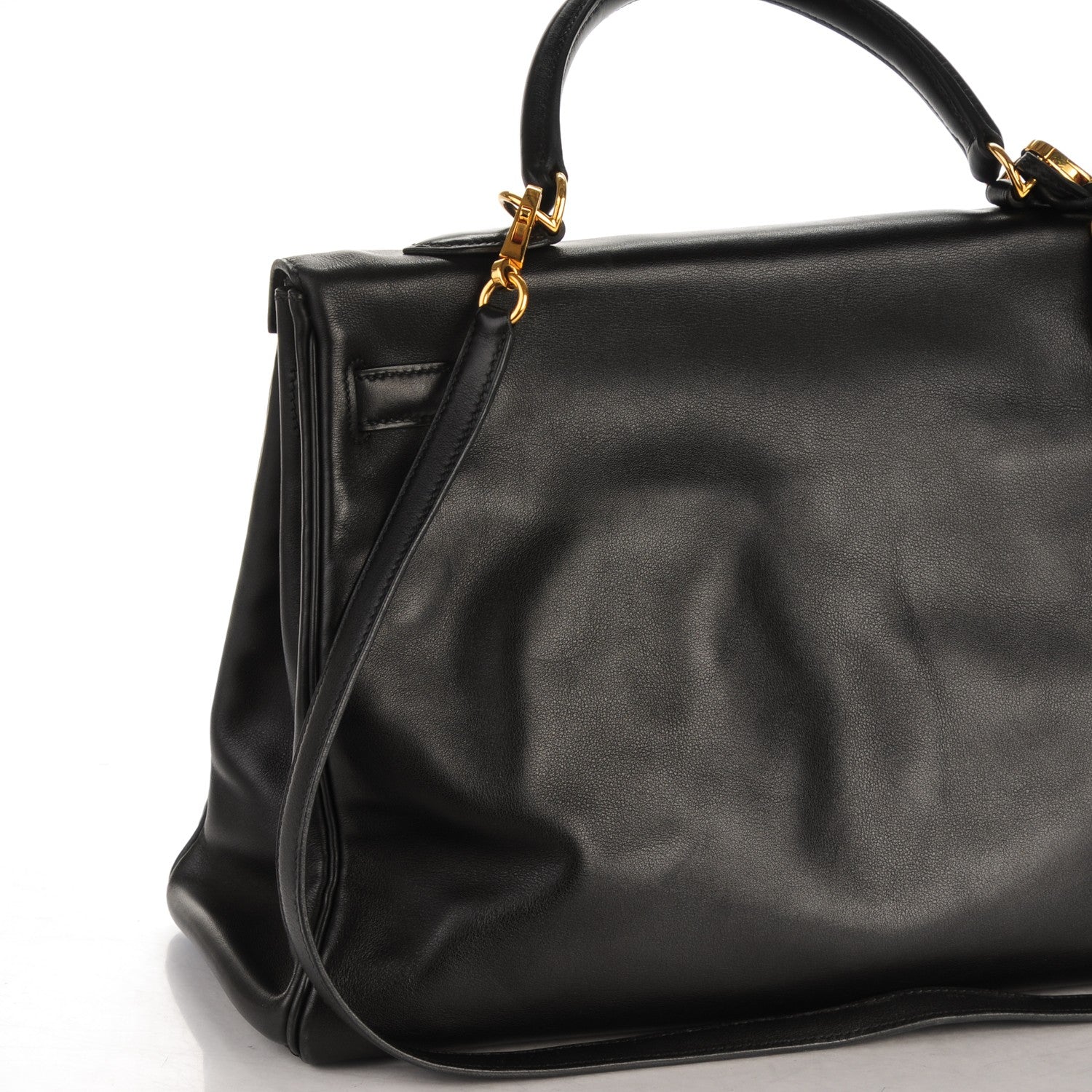 Hermes Veau Gulliver Kelly 35 Retourne Black 22 of 23
