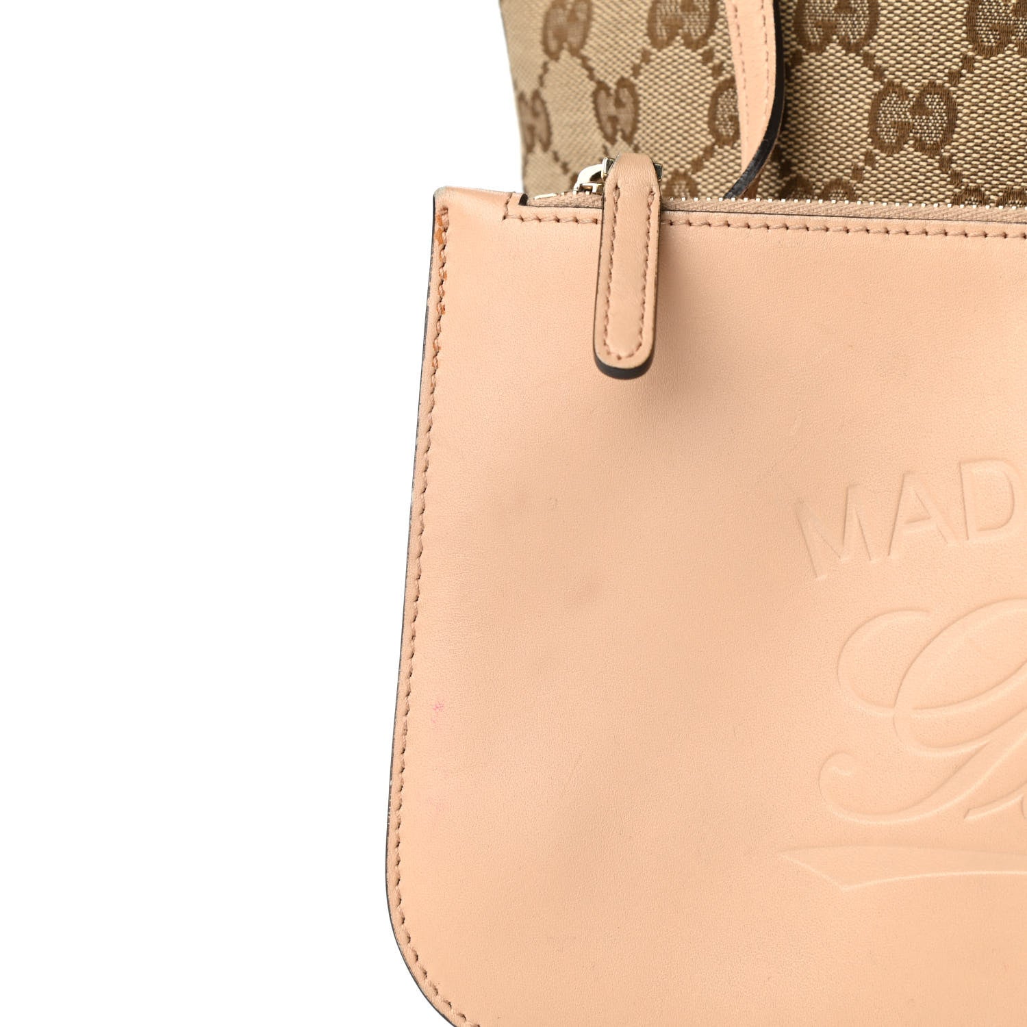 Gucci Monogram Medium Craft Tote Beige 11 of 12