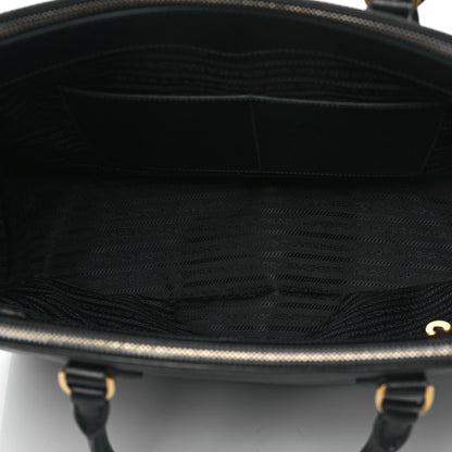Prada Saffiano Large Galleria Double Zip Tote Black 5 of 10