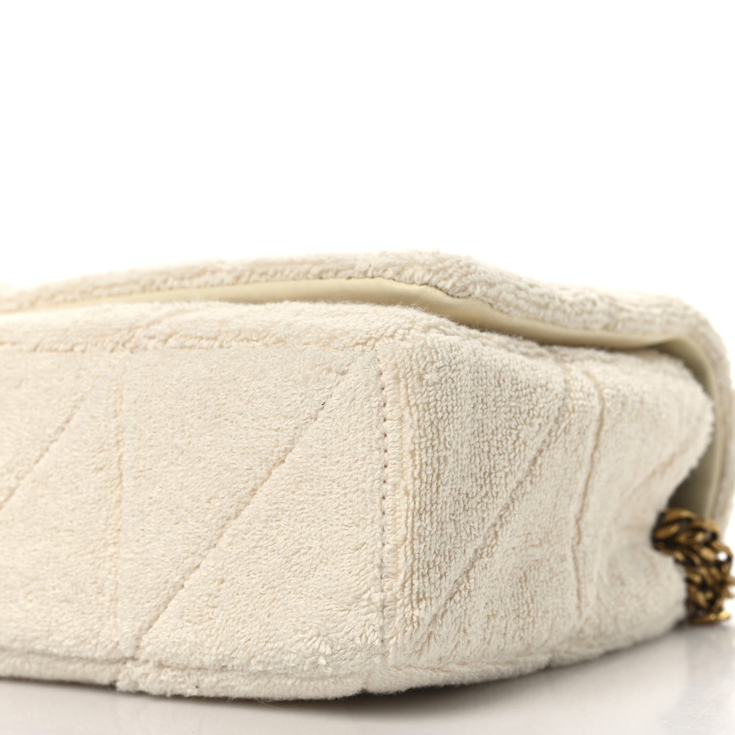 Saint Laurent Terry Patchwork Monogram Medium Jamie Tropical Sand 10 of 10