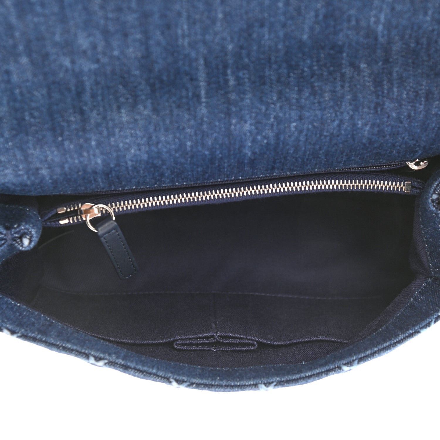 Chanel Denim Quilted Small Coco Handle Flap Blue 5 of 11