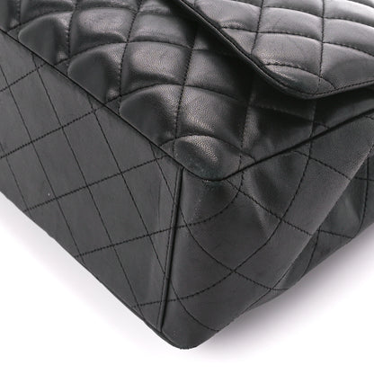 Chanel Lambskin Quilted Maxi Double Flap Black 11 of 11