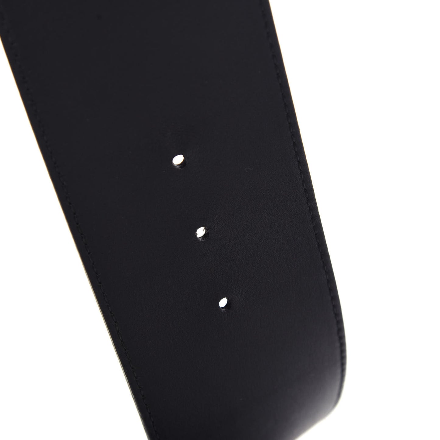 Calfskin Double G Wide Belt 95 38 Black