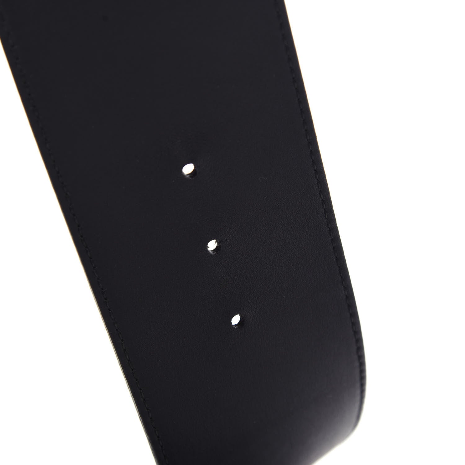 Gucci Calfskin Double G Wide Belt 95 38 Black 9 of 14