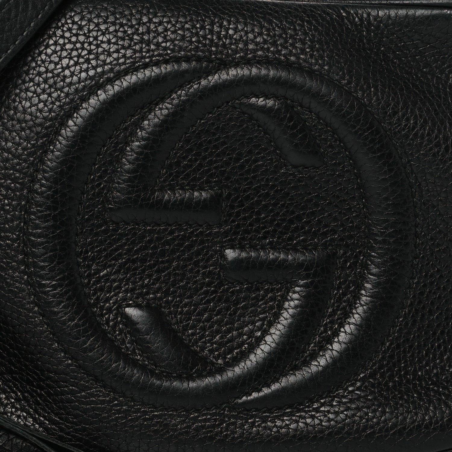 Gucci Pebbled Calfskin Small Soho Disco Bag Black 9 of 11