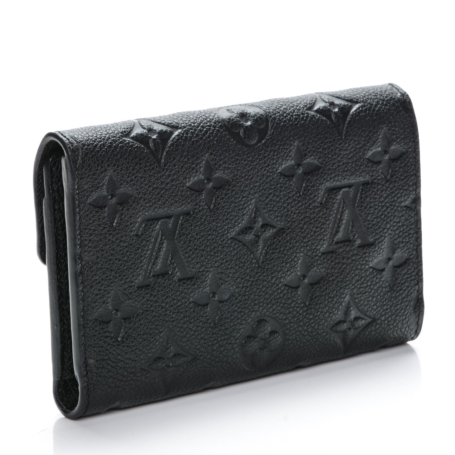 Louis Vuitton Empreinte Compact Curieuse Wallet Black 3 of 6