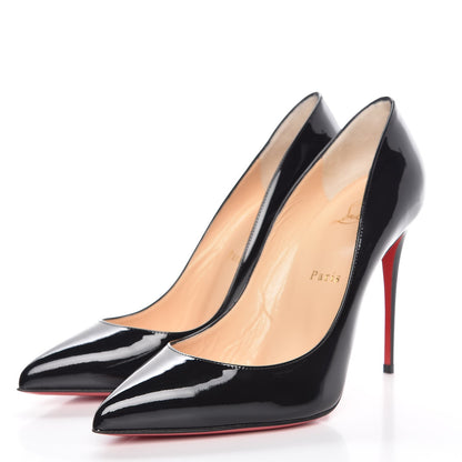 Christian Louboutin Patent Pigalle Follies 100 Pumps 38.5 Black 3 of 8