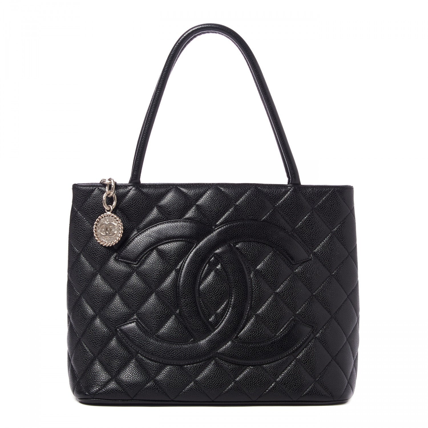 Chanel Caviar Quilted Medallion Tote Black 1 of 10