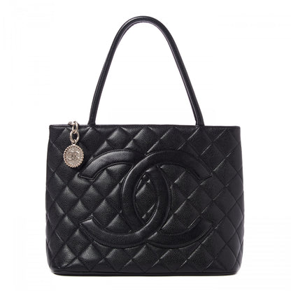 Chanel Caviar Quilted Medallion Tote Black 1 of 10