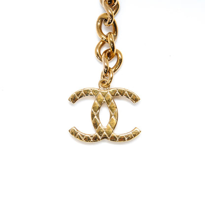Chanel Crystal CC Cuba Chain Belt Gold 4 of 9