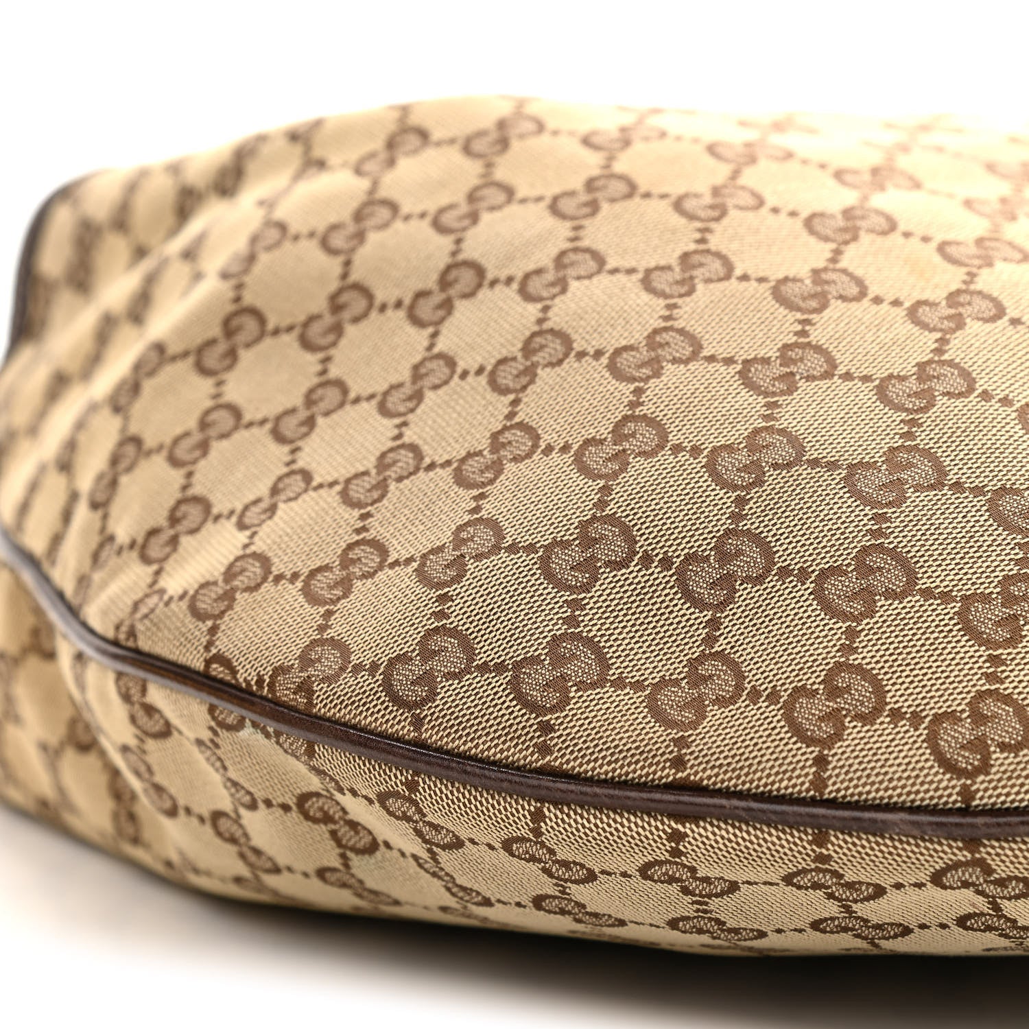 Gucci Monogram Large Wave Hobo Dark Brown 9 of 13