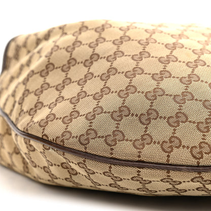 Gucci Monogram Large Wave Hobo Dark Brown 9 of 13