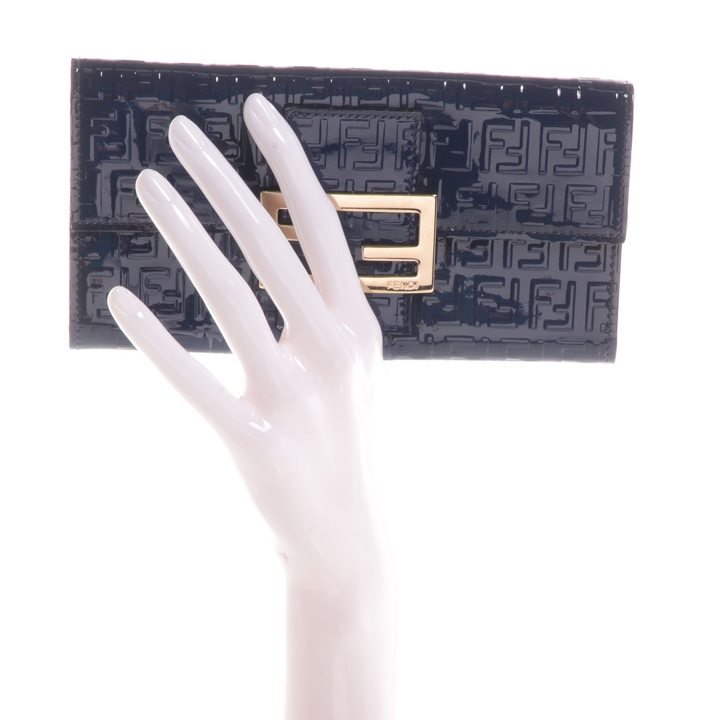 Patent Zucchino Continental Wallet Navy