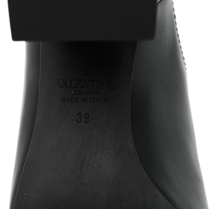 Valentino Garavani Calfskin Rockstud Chelsea 85mm Ankle Boots 39 Black 6 of 10