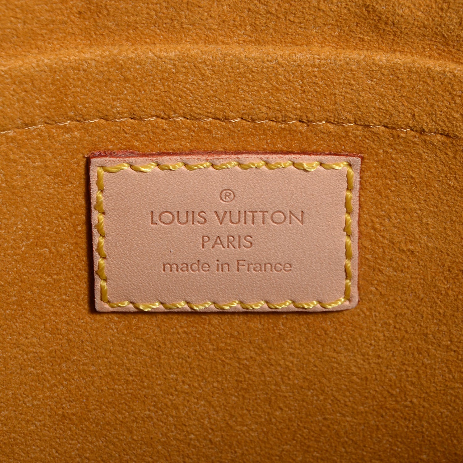 Louis Vuitton Denim Monogram Sac Plat 6 of 7