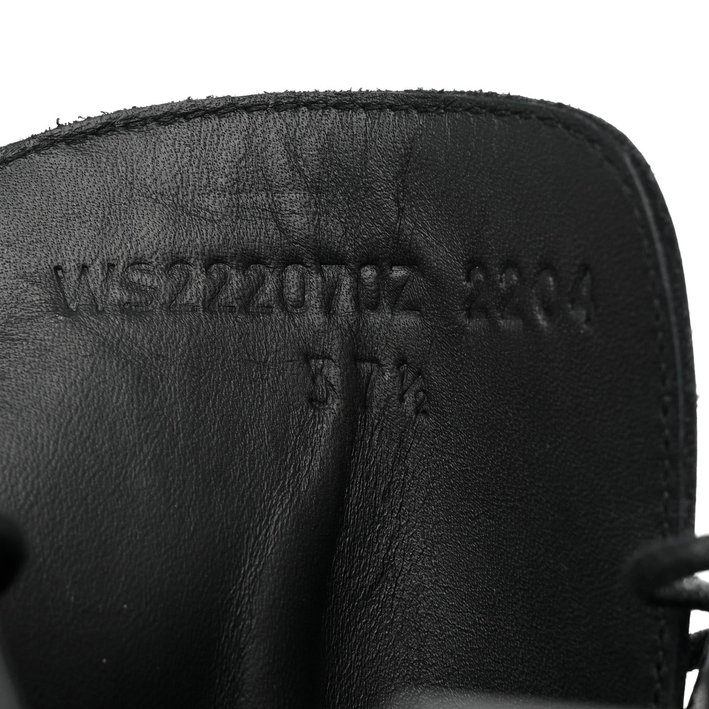 Glossed Calfskin Funk Ankle Boots 37.5 Black