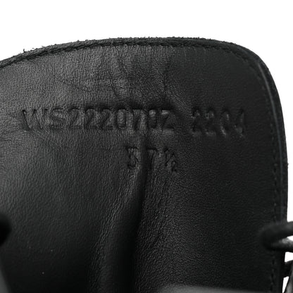 Hermes Glossed Calfskin Funk Ankle Boots 37.5 Black 8 of 11