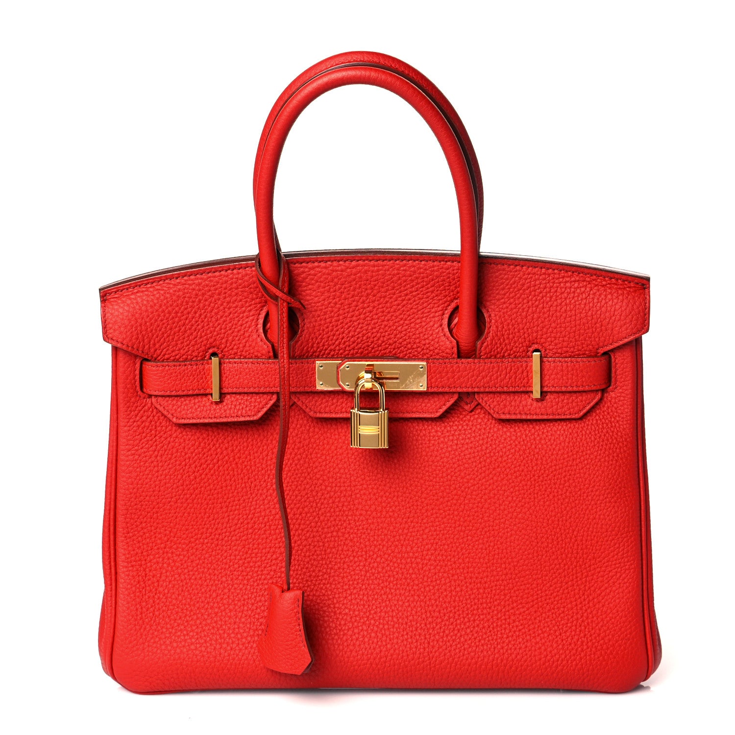 Hermes Togo Birkin 30 Vermillion 1 of 9
