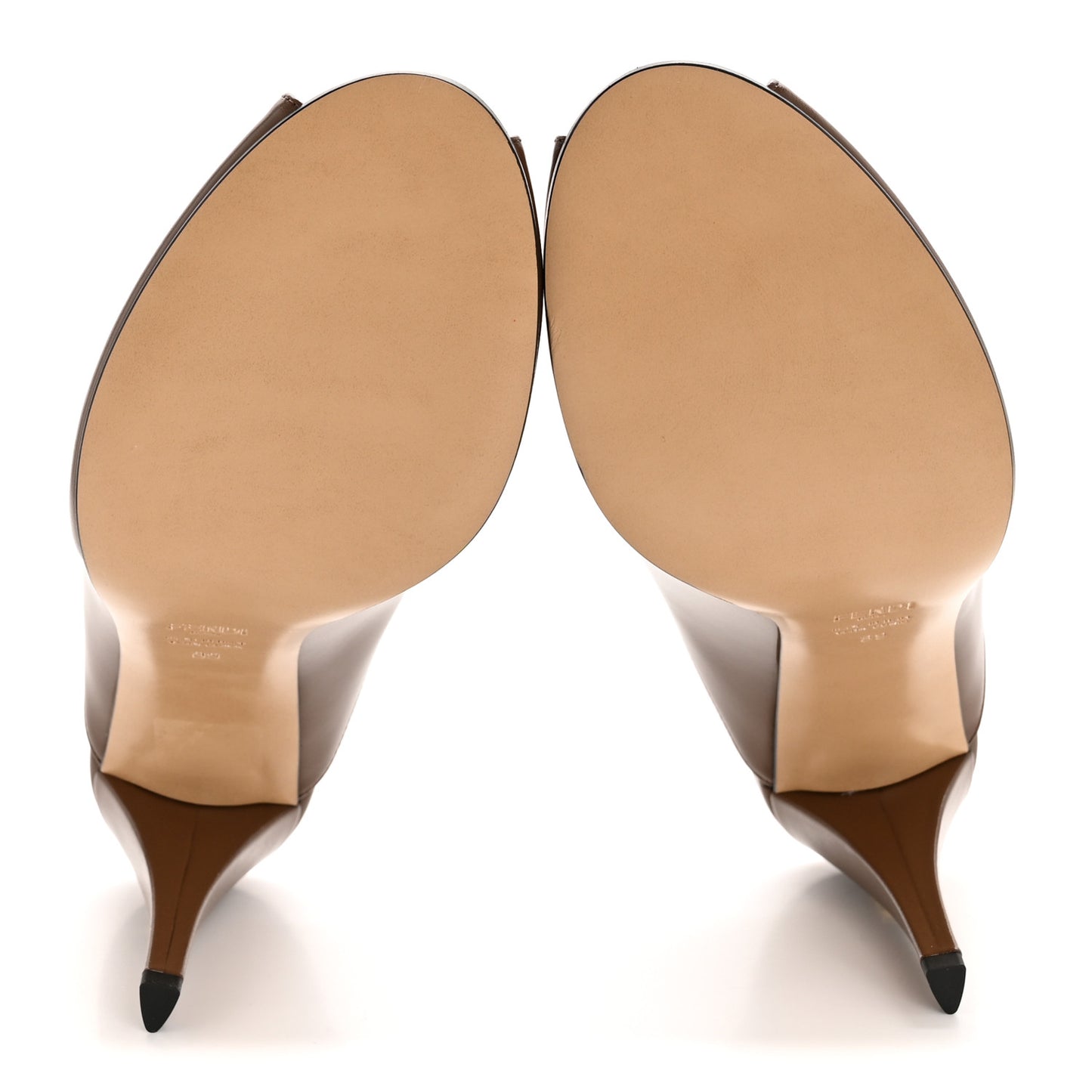Lambskin Filo 95mm Sandals 39 Gianduia