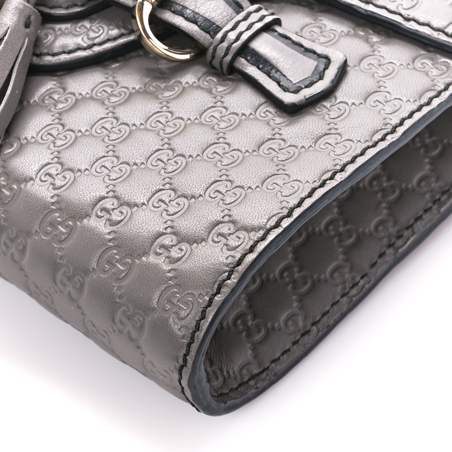 Gucci Soft Microguccissima Mini Emily Chain Shoulder Bag Loess 12 of 13