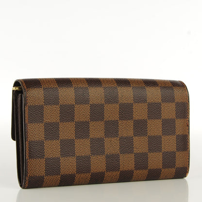 Louis Vuitton Damier Ebene Sarah Wallet 3 of 8