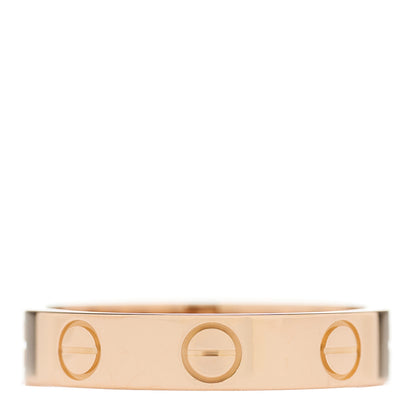 Cartier 18K Pink Gold 3.5mm LOVE Wedding Band Ring 49 4.75 1 of 4