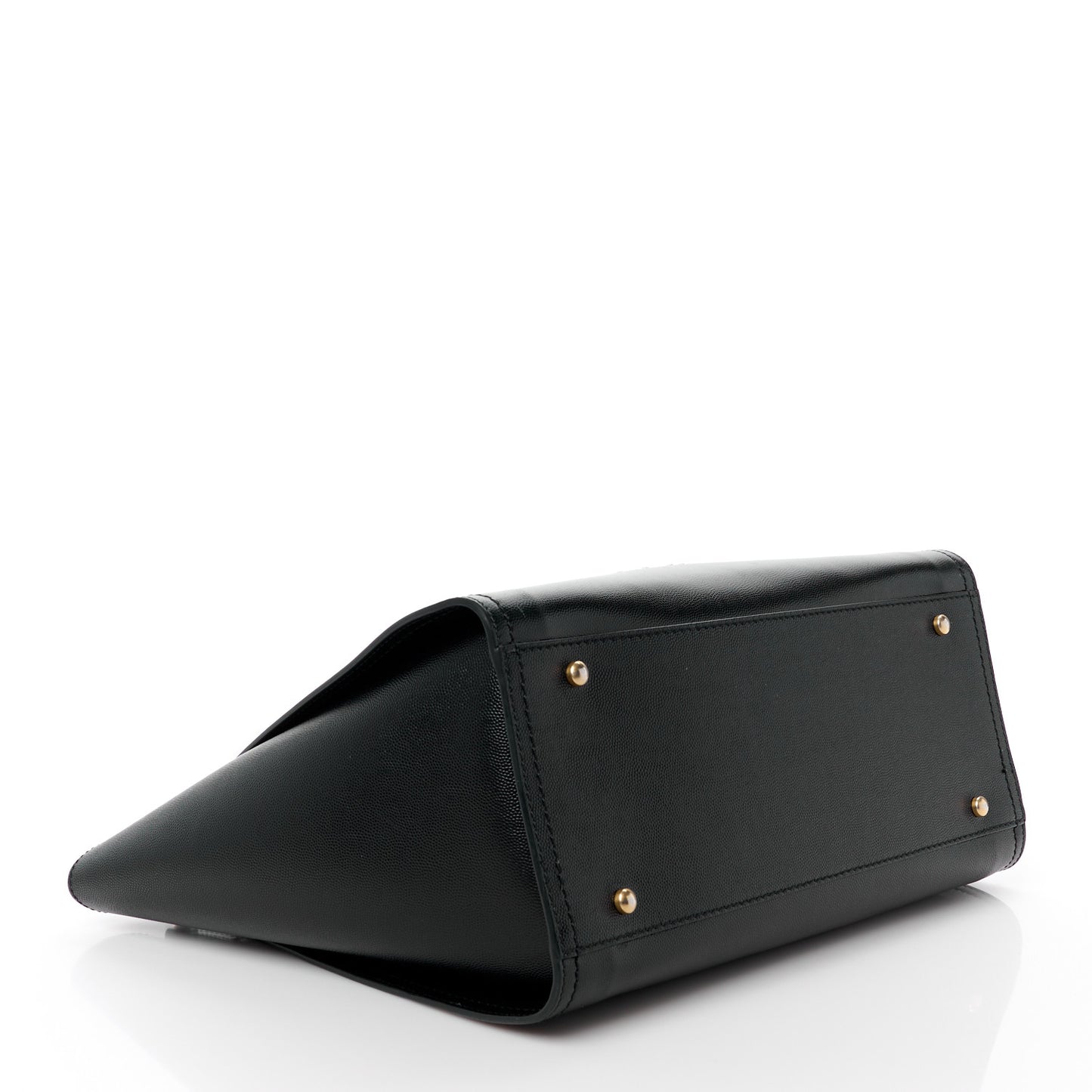 Caviar Small Studded Deauville Tote Black