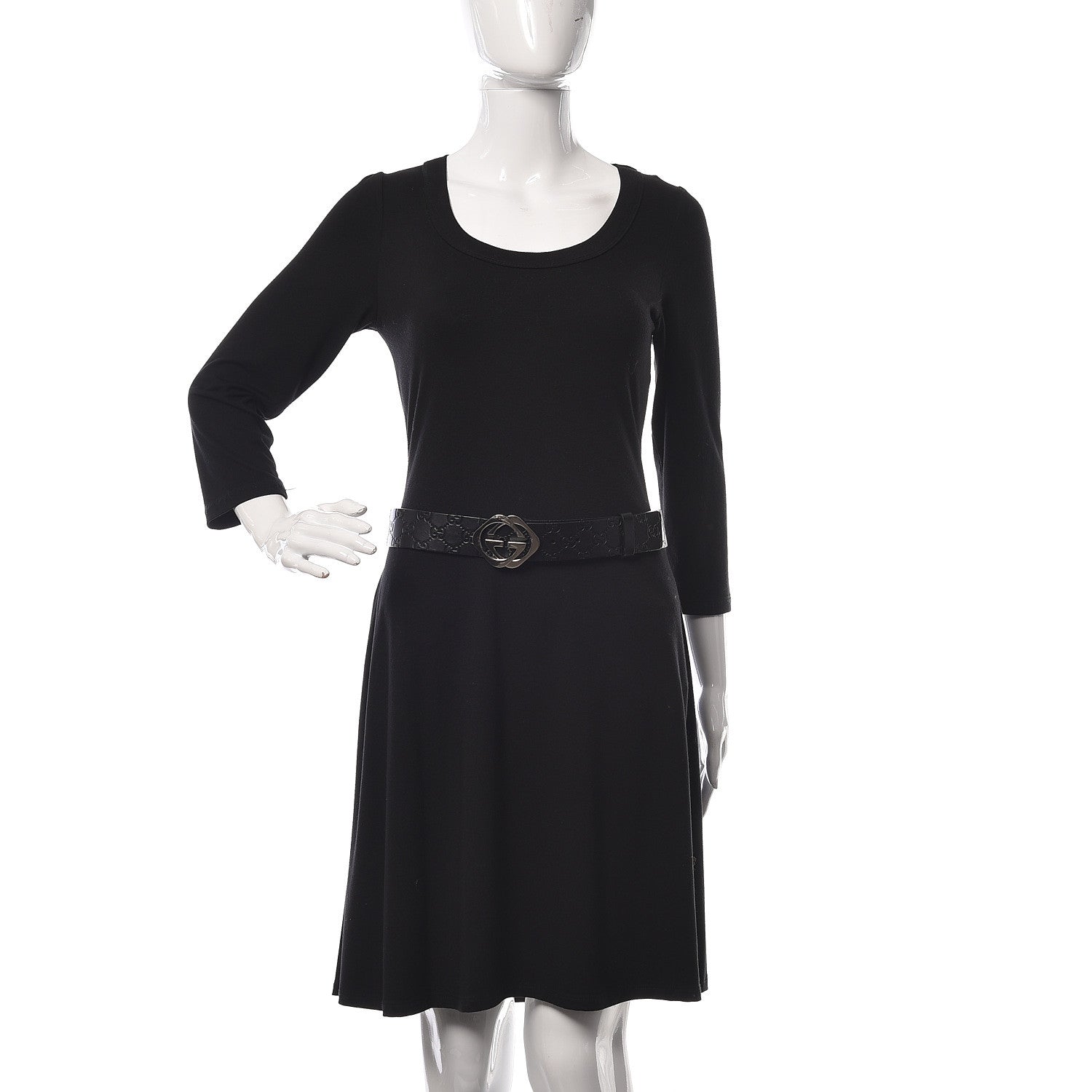 Gucci Guccissima Square G Belt 100 40 Black 2 of 10