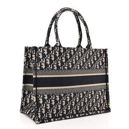 Christian Dior Oblique Medium Book Tote Blue Multicolor 3 of 10