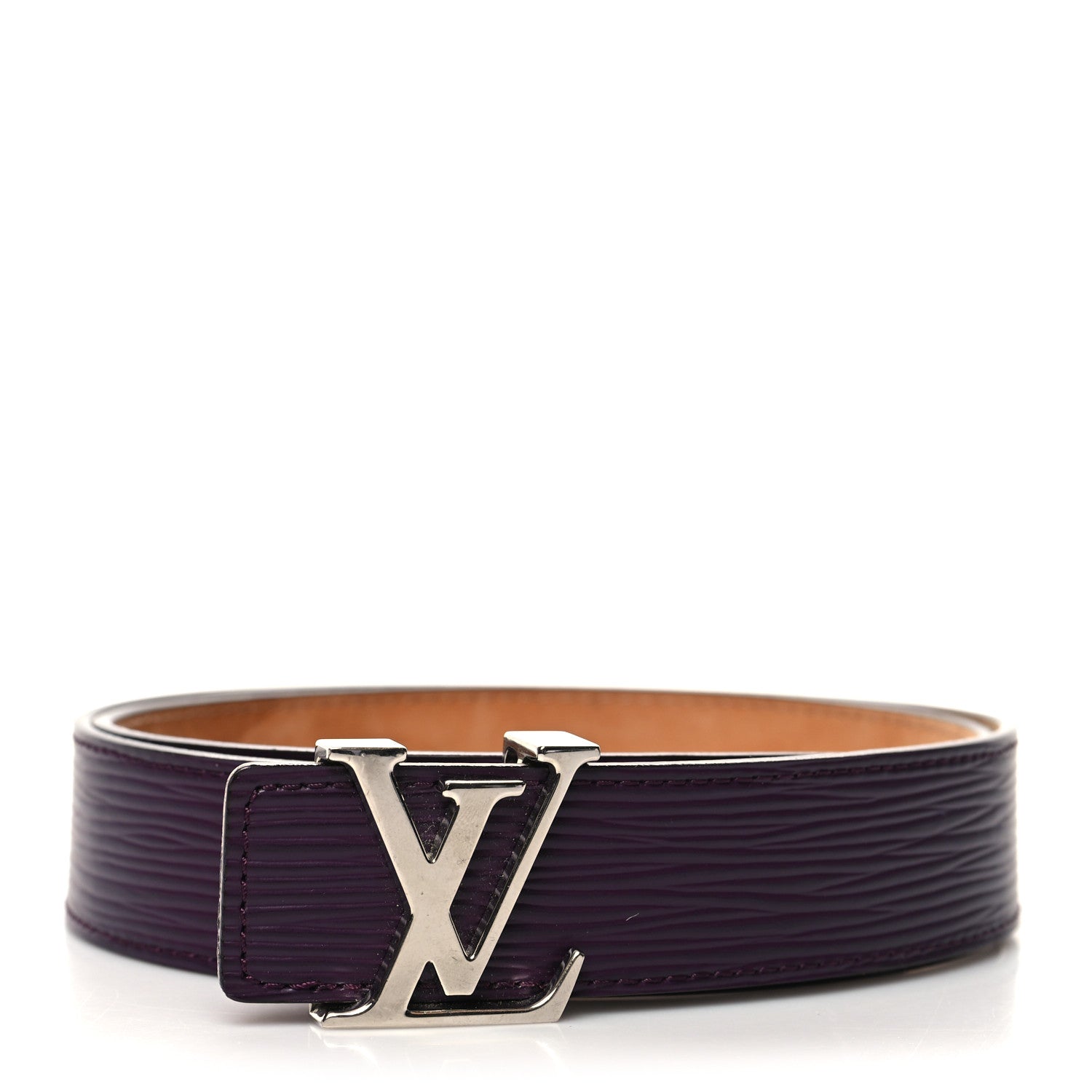 Louis Vuitton Epi 30mm LV Initiales Belt 80 32 Purple 1 of 10