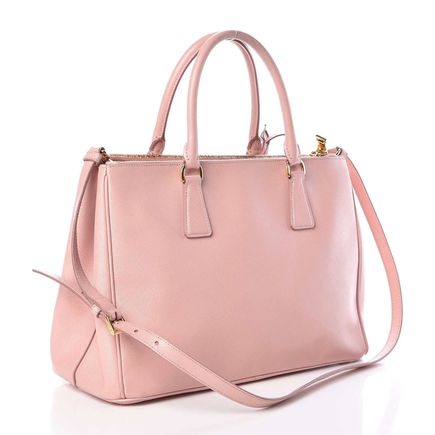 Prada Saffiano Medium Galleria Double Zip Tote Orchidea 3 of 12