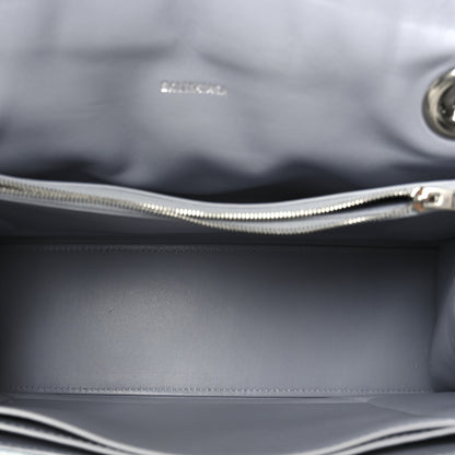 Balenciaga Crushed Washed Denim Quilted Medium Crush Chain Bag Pale Blue 5 of 10