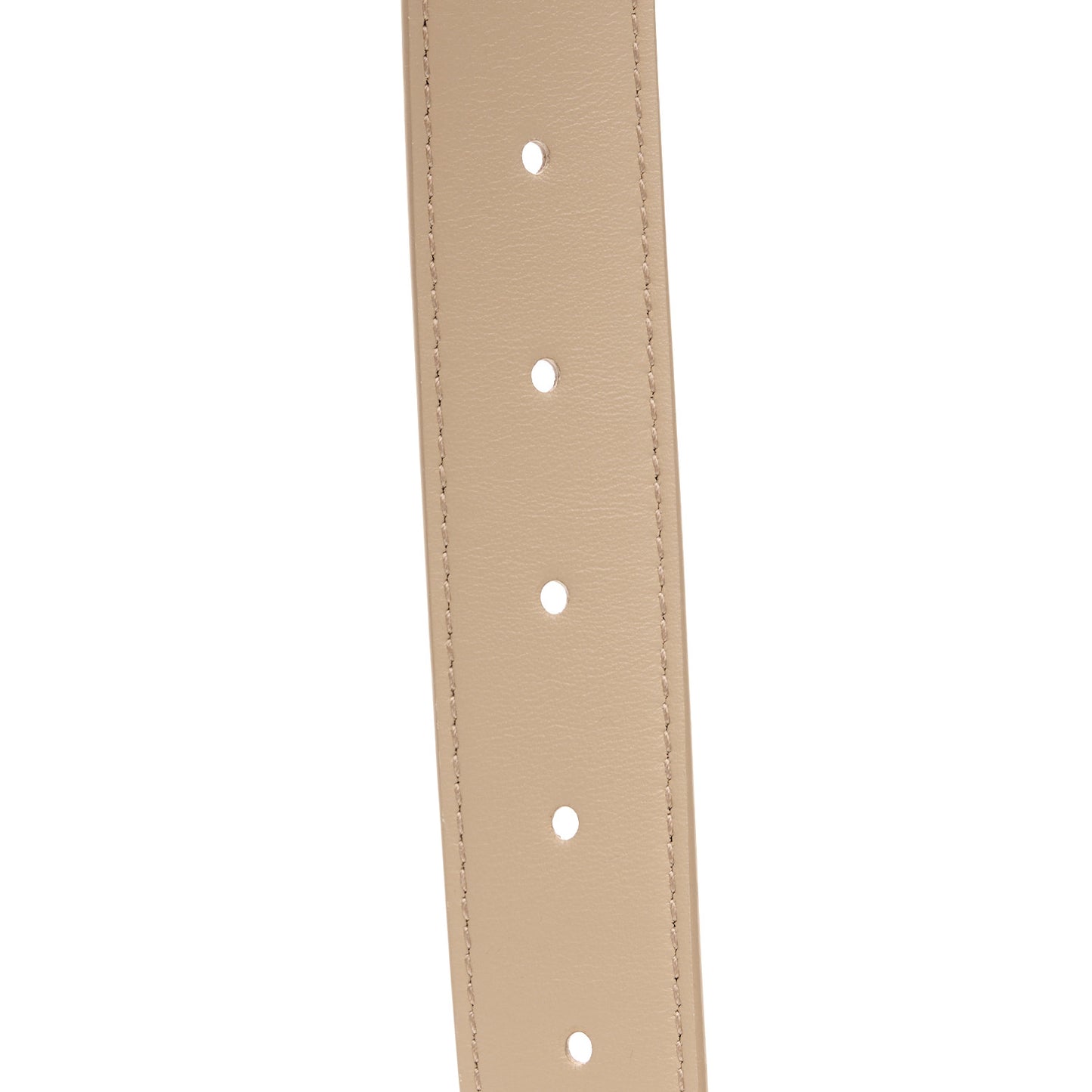 Calfskin D Fence Belt 85 34 Beige