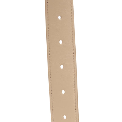 Christian Dior Calfskin D Fence Belt 85 34 Beige 3 of 6