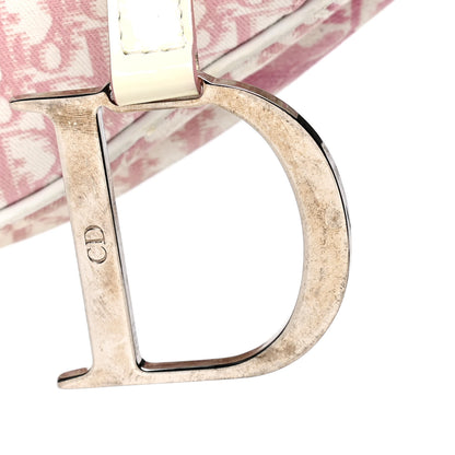 Christian Dior Monogram Floral Saddle Bag Pink 3 of 5