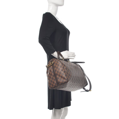 Louis Vuitton Damier Ebene Speedy Bandouliere 35 2 of 13