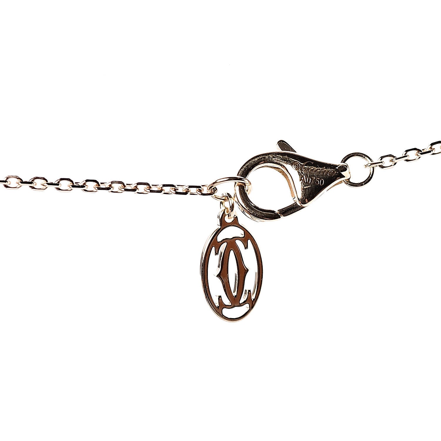 Cartier 18K Yellow Gold Diamond XS D'Amour Pendant Necklace 5 of 6