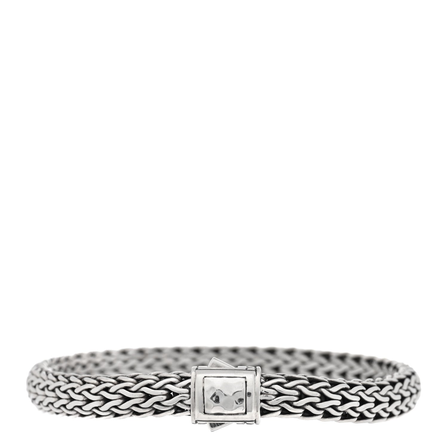 John Hardy Sterling Silver 6mm Hammered Classic Chain Bracelet 2 of 3