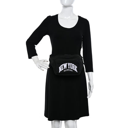 Balenciaga Nylon Canvas New York Explorer Belt Bag Black 2 of 10