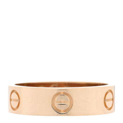 Cartier 18K Yellow Gold 5.5mm LOVE Ring 58 8.25 3 of 5