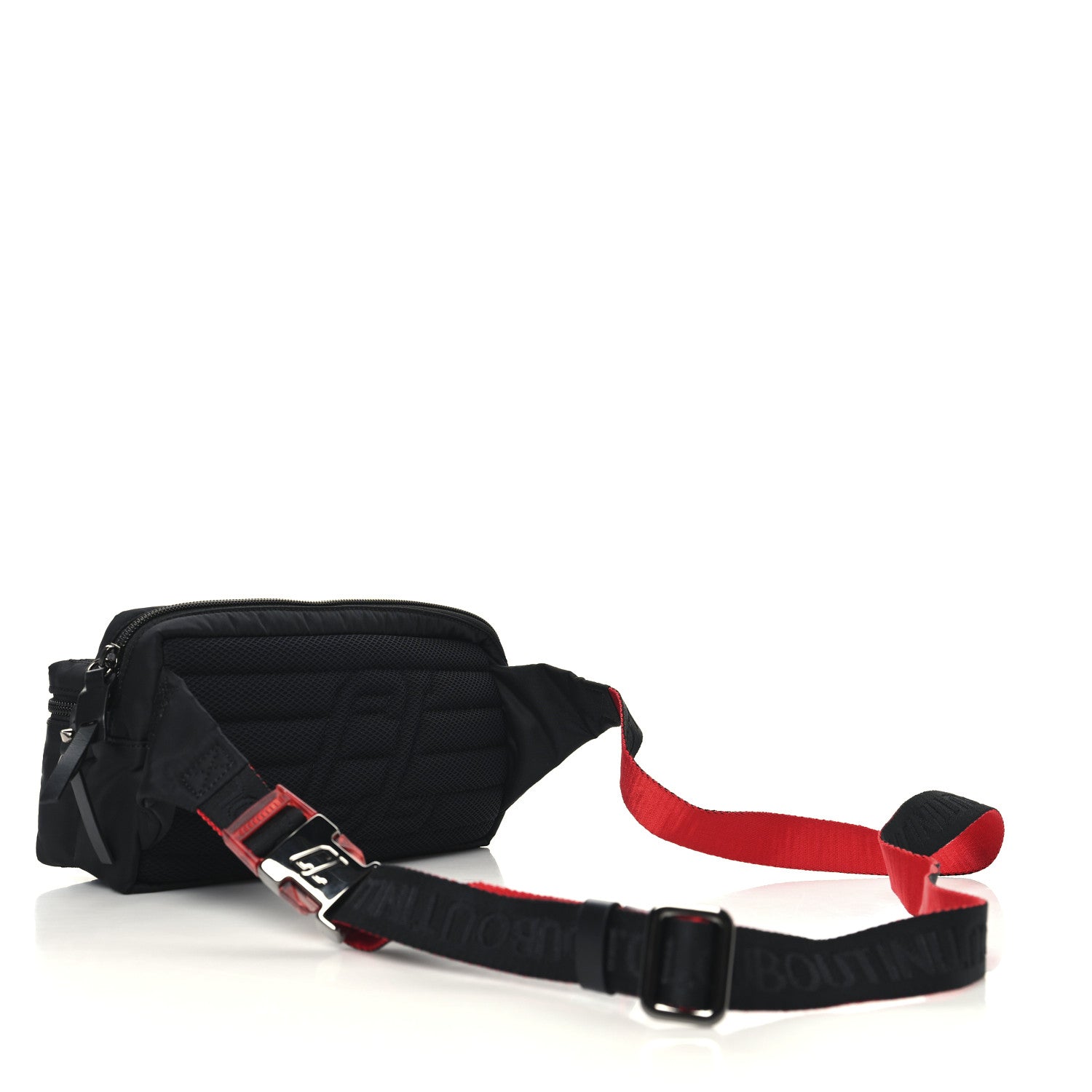 Christian Louboutin Nylon Loubideal Sneaker Sole Belt Bag Black 3 of 9