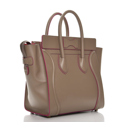 Celine Smooth Calfskin Mini Luggage Beige 3 of 10