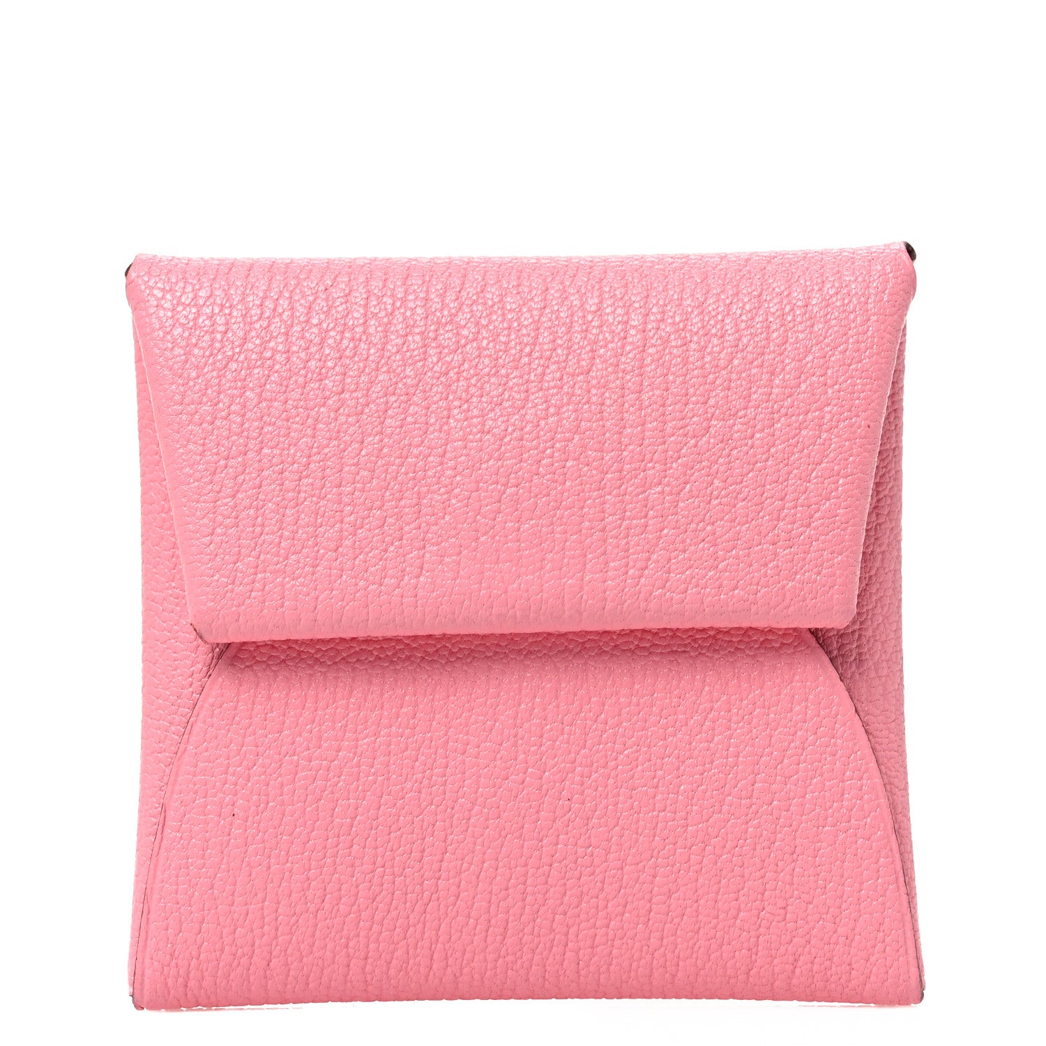 Hermes Chevre Mysore Verso Bastia Coin Purse Rose Confetti Brique 1 of 7